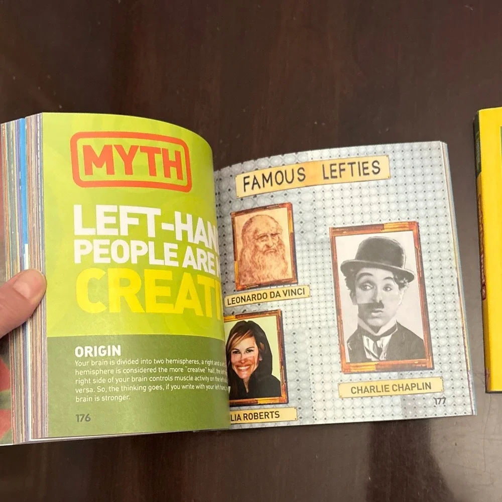 National‎ Geographic Kids Myths Busted 2 and Weird But True 2 Books Science STEM